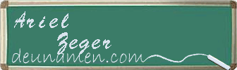 Ariel Zeger Visitenkarte